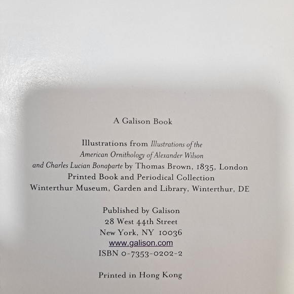 Vintage Galison Winterthur Songbirds Address Book Unused - Picture 11 of 12